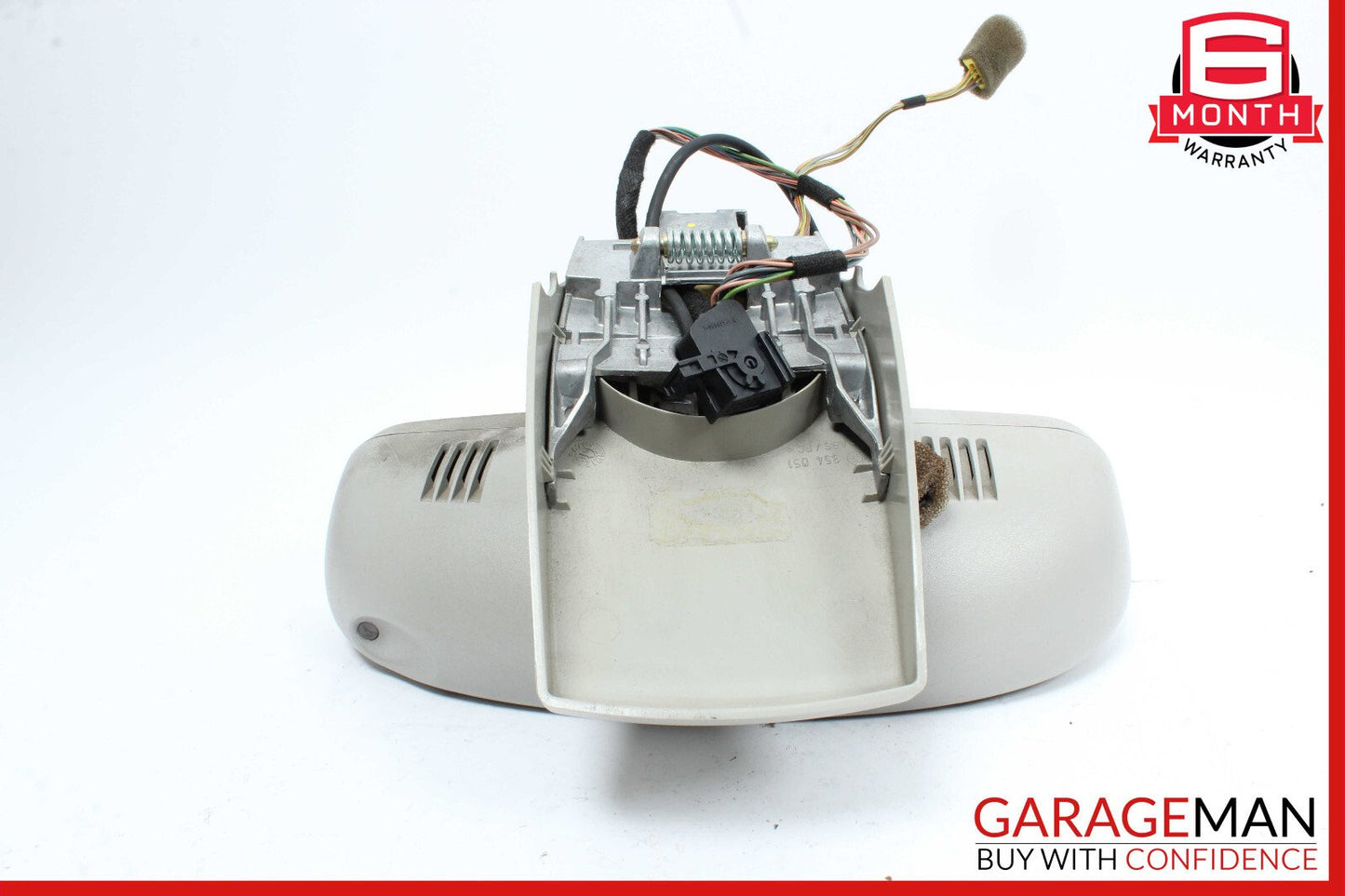 03-06 Mercedes R230 SL500 Interior Front Top Upper Rear View Mirror Gray OEM