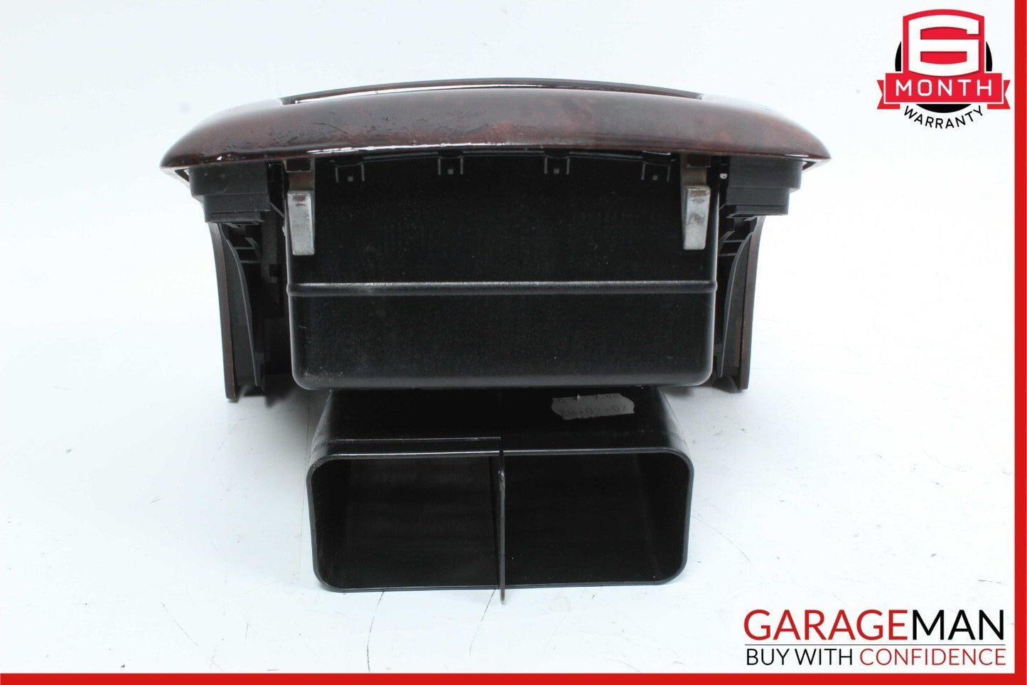 07-13 Mercedes W221 S550 Rear Center Console AC A/C Air Vent Trim Panel Wood OEM