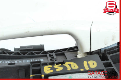 10-13 Mercedes W212 E350 E550 E63 AMG Rear Left Exterior Door Handle White OEM