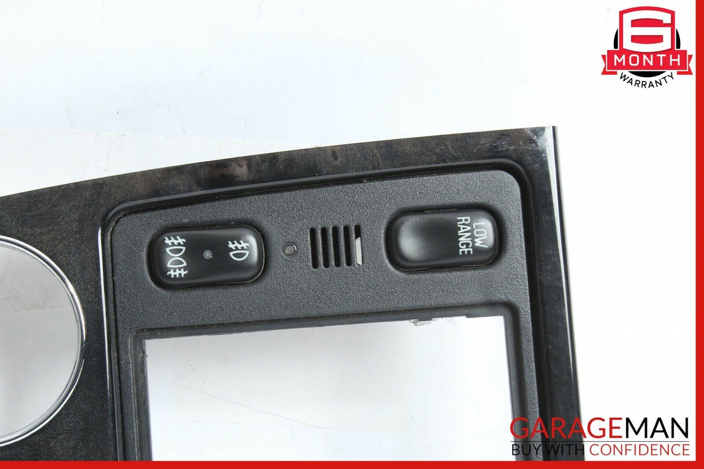02-05 Mercedes W163 ML320 ML350 ML500 Center Console Switch Trim Bezel Black OEM