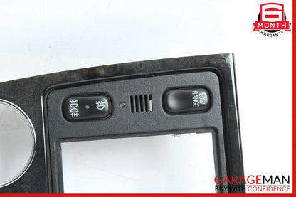 02-05 Mercedes W163 ML320 ML350 ML500 Center Console Switch Trim Bezel Black OEM