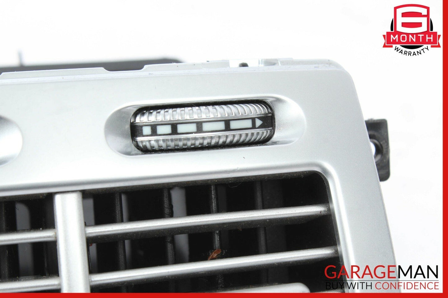 07-13 Mercedes W221 S400 S65 AMG Center Console Rear AC Vent Trim Silver OEM