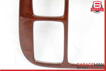 00-02 Mercedes W220 S430 S600 Radio Dash Wood Trim Panel Cover Wood Bezel OEM