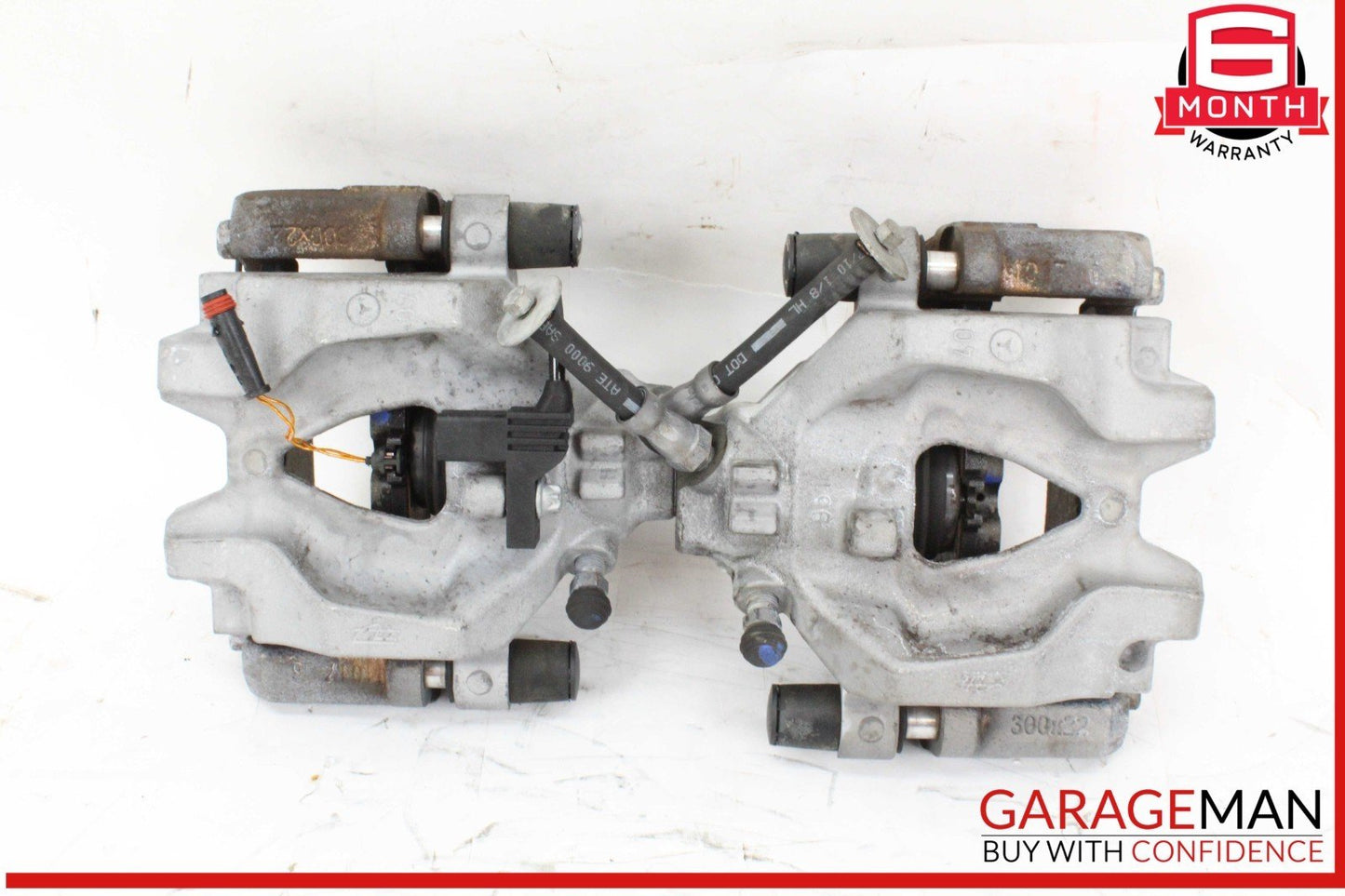 10-18 Mercedes W212 E350 Rear Left & Right Side Brake Caliper Calipers Set OEM