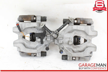 10-18 Mercedes W212 E350 Rear Left & Right Side Brake Caliper Calipers Set OEM