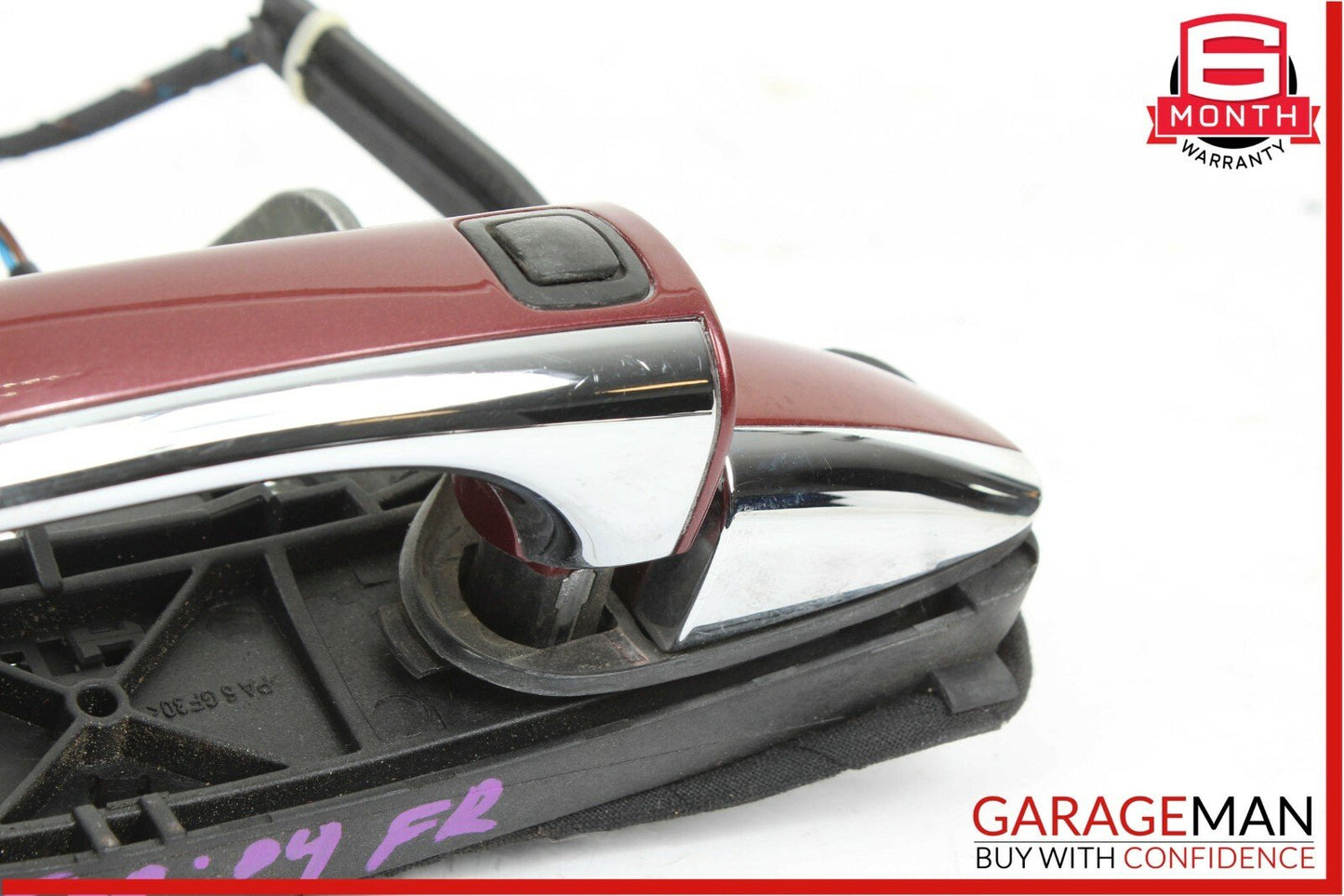 00-06 Mercedes W220 S430 Front Right Side Keyless Go Exterior Door Handle Red
