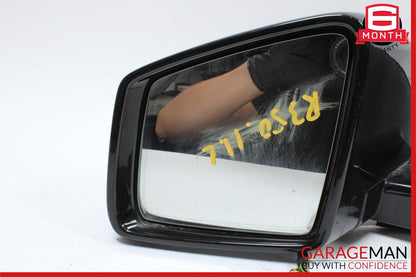 11-13 Mercedes W251 R350 Front Driver Left Side Mirror Door Rear View Black OEM