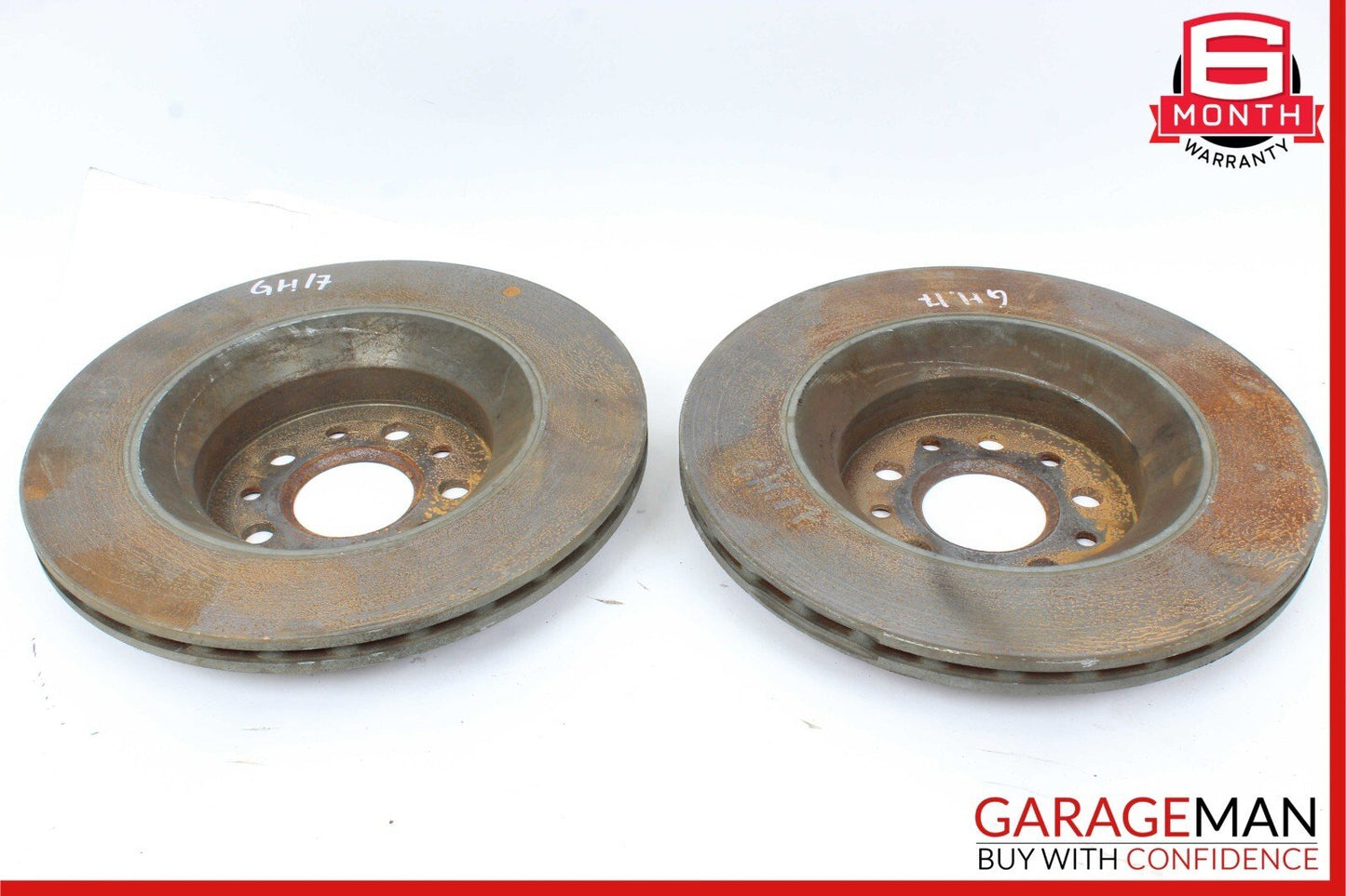14-17 Maserati Ghibli Front Right & Left Side Brake Rotor Disc Set of 2 Pc OEM
