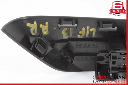 11-17 Nissan Leaf Rear Right Passenger Side Door Window Switch OEM