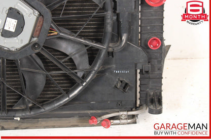 03-09 Mercedes W211 E350 Engine Motor Cooling Fan Radiator A/C Condenser Assy