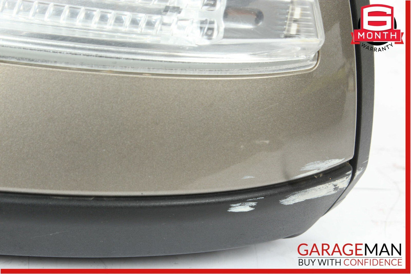 08-09 Mercedes W204 C300 C63 AMG Front Left Side Mirror Door Rear View Beige