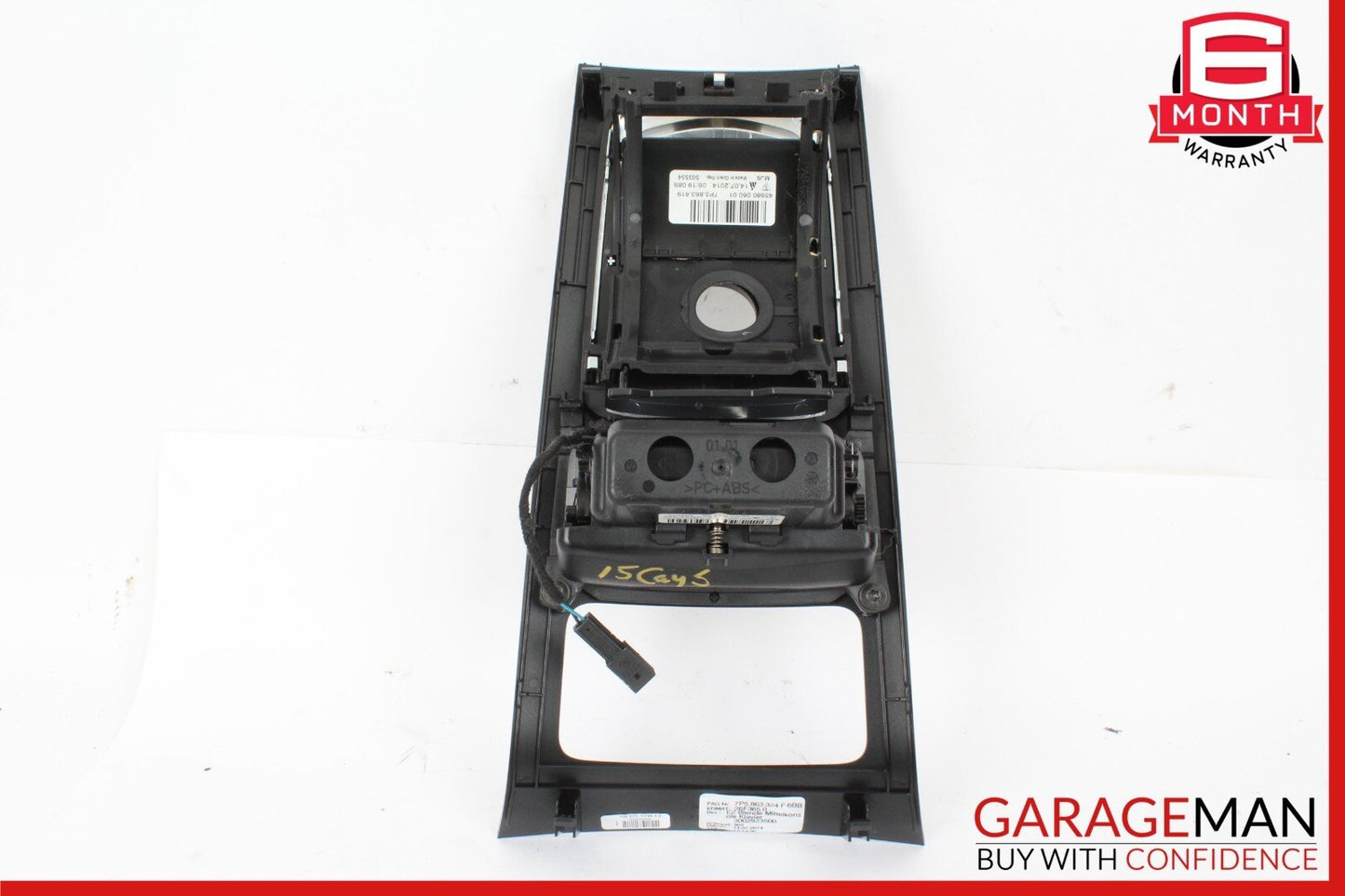 11-18 Porsche Cayenne 958 Center Console Shifter Trim Bezel OEM