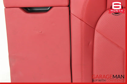 15-24 Porsche Macan 95B Rear Left Top Upper Seat Cushion Assembly Red OEM