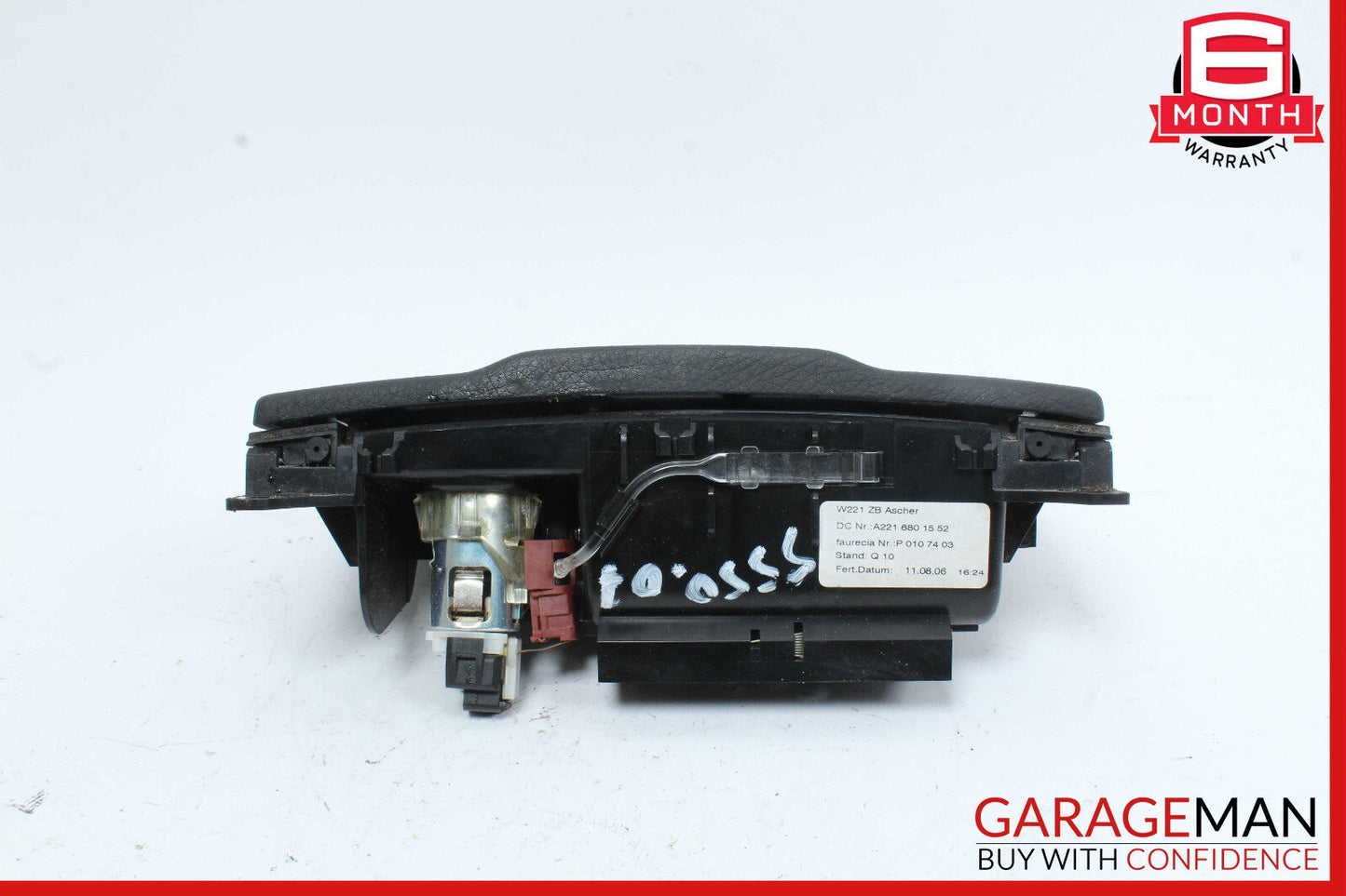 07-09 Mercedes W221 S550 Ash Tray Ashtray Lighter Trim 2216801552 OEM