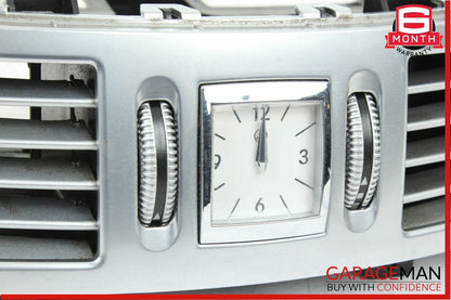 07-13 Mercedes W221 S550 S600 Dash Dashboard Air AC A/C Vent Clock Trim Assembly