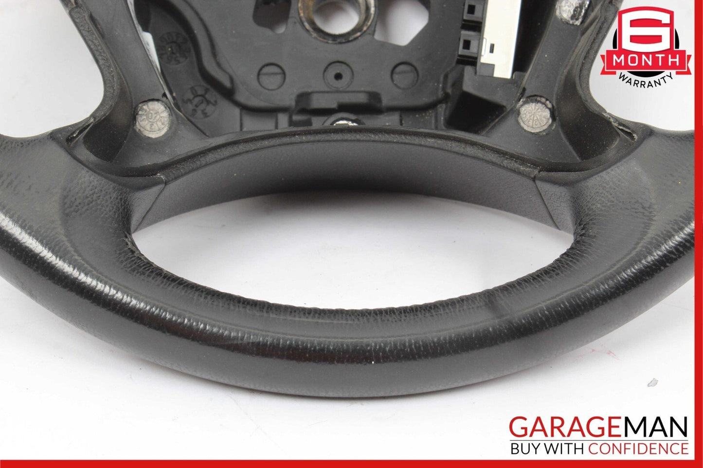 06-09 Mercedes W211 E350 CLS500 4 Spoke Steering Wheel Leather Black OEM