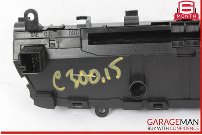 15-19 Mercedes W205 C300 C400 Media Center Dashboard Hazard Control Switch OEM
