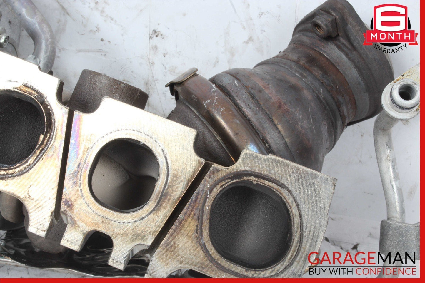 15-20 Mercedes W205 C400 E450 Left Side Turbocharger Turbo Charger Manifold OEM