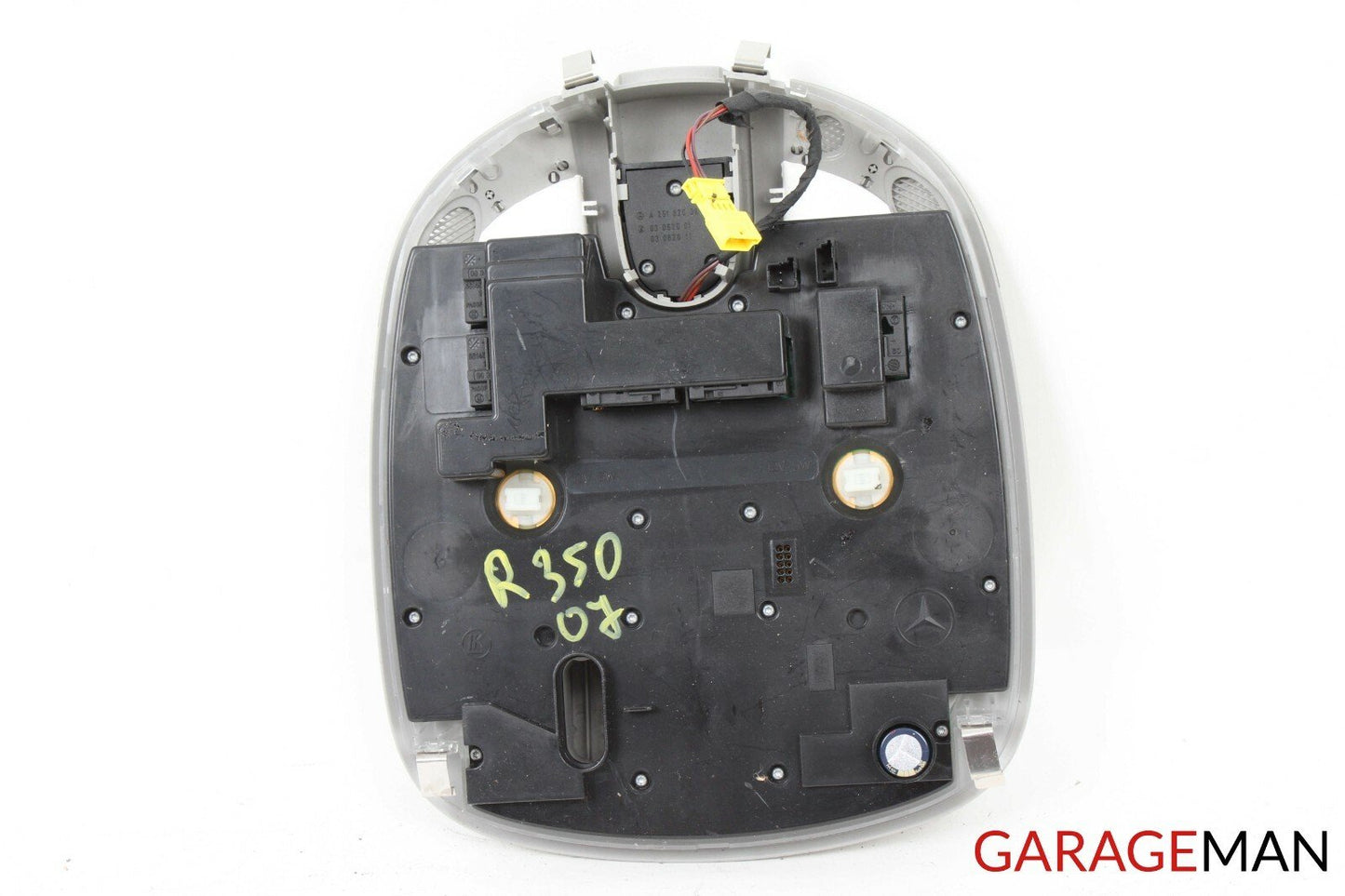 06-09 MERCEDES W251 R350 R500 FRONT OVERHEAD READING DOME LIGHT LAMP GRAY OEM