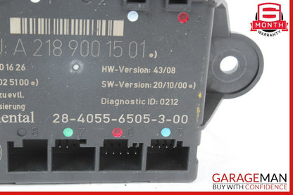 08-14 Mercedes W204 C250 C350 Rear Right Door Control Module Unit 2189001501
