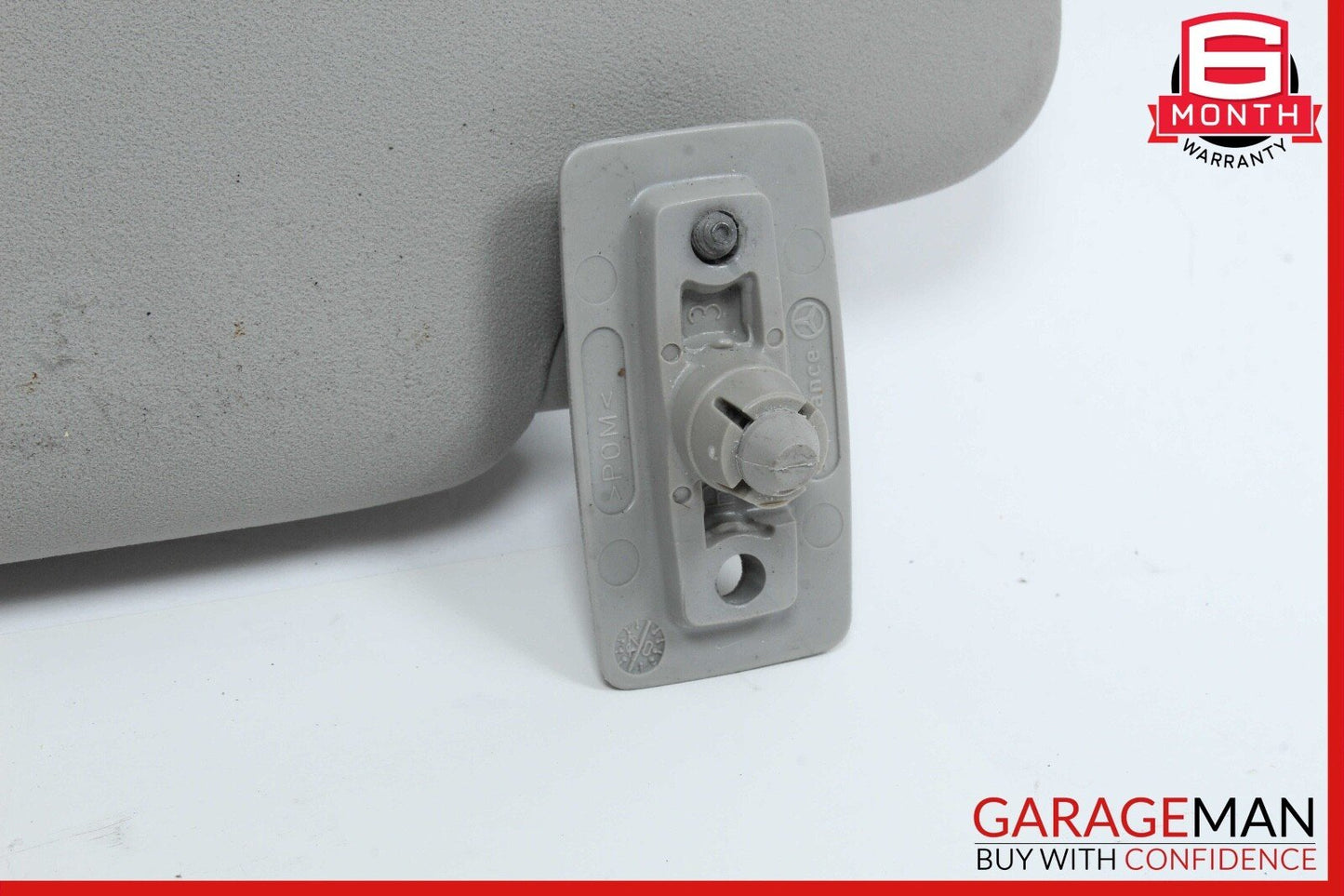 01-07 Mercedes W203 C230 Front Right Side Sun Visor Sun Shade Sunshade Grey OEM