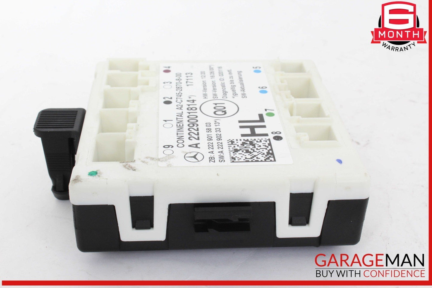 15-20 Mercedes W205 C300 Rear Left Driver Side Door Control Module Unit OEM