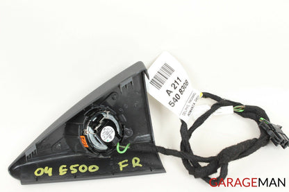 03-09 MERCEDES W211 E500 E320 FRONT RIGHT TWEETER SPEAKER COVER BLACK OEM