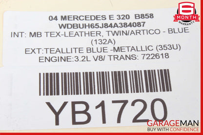 Mercedes W211 E320 CL500 C230 SL550 Anti Theft Alarm Control Module Unit  OEM