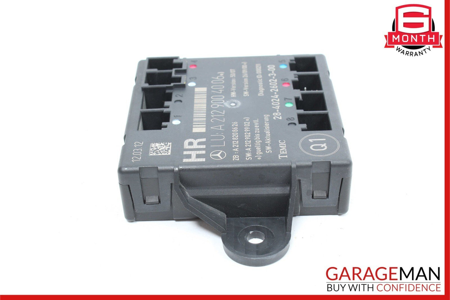 08-18 Mercedes W204 C250 C300 Rear Right Side Door Control Module OEM