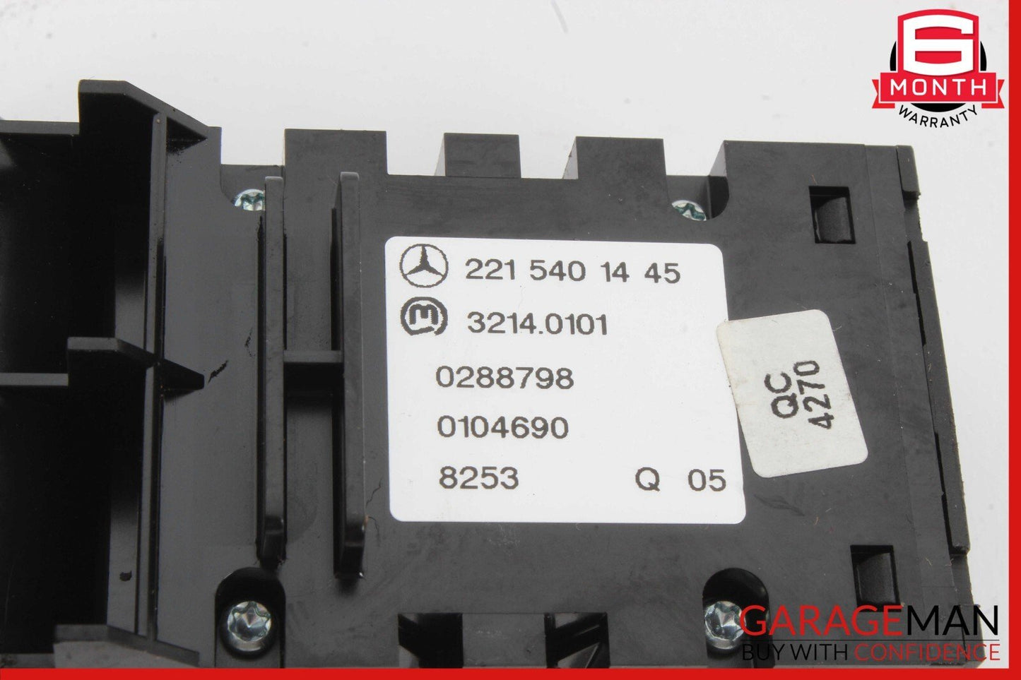 07-14 Mercedes W221 S63 CL550 Electronic Parking Button Switch Control Module