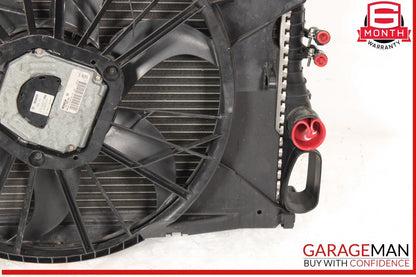 04-11 Mercedes W211 E320 Engine Motor Cooling Fan Radiator A/C Condenser Assy