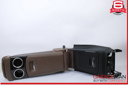 14-17 Mercedes W222 S550 S63 AMG Rear Center Console Arm Rest Armrest Brown OEM
