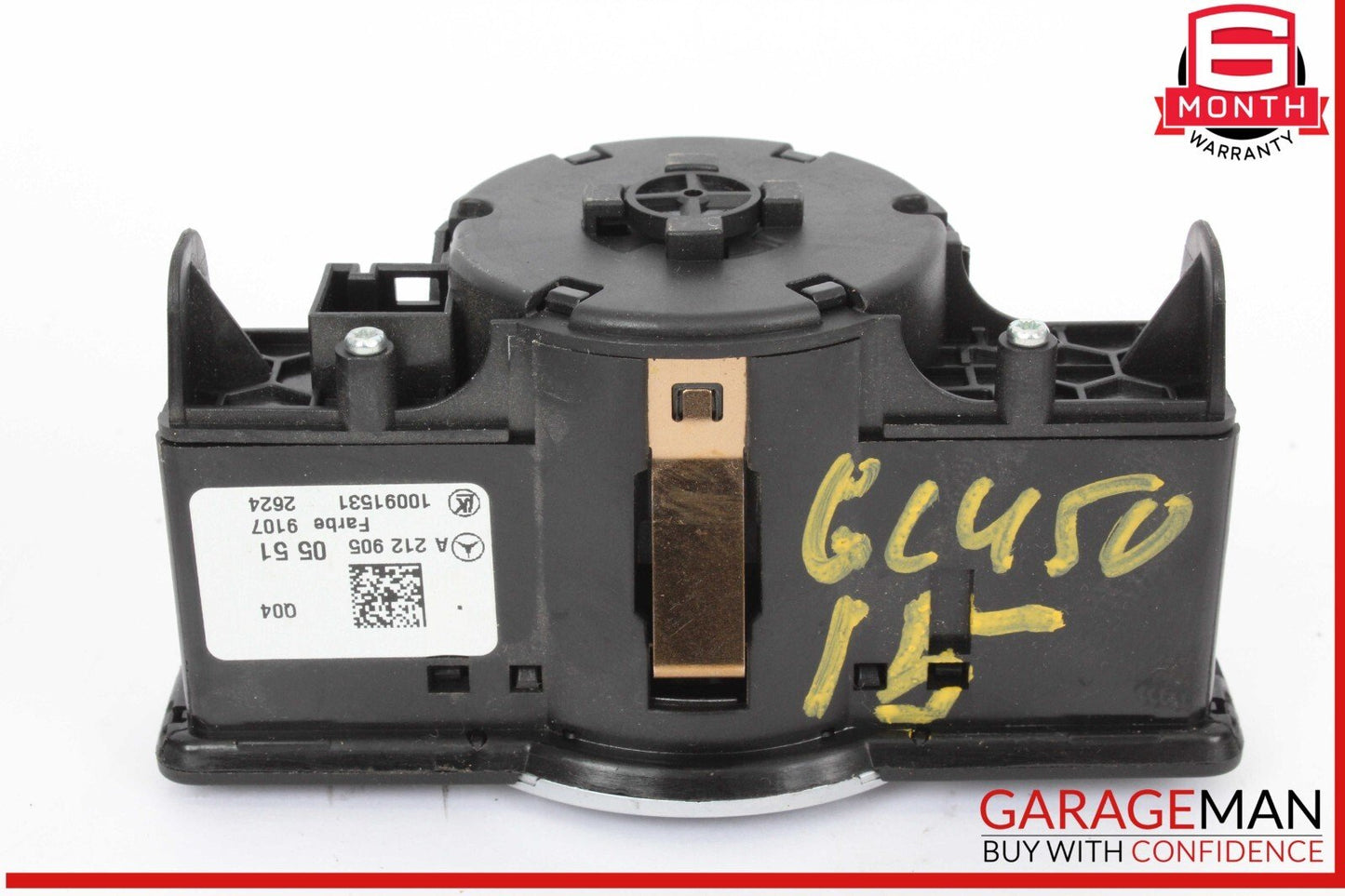 08-20 Mercedes X166 GL450 E350 Headlight Fog Light Switch Control Module OEM