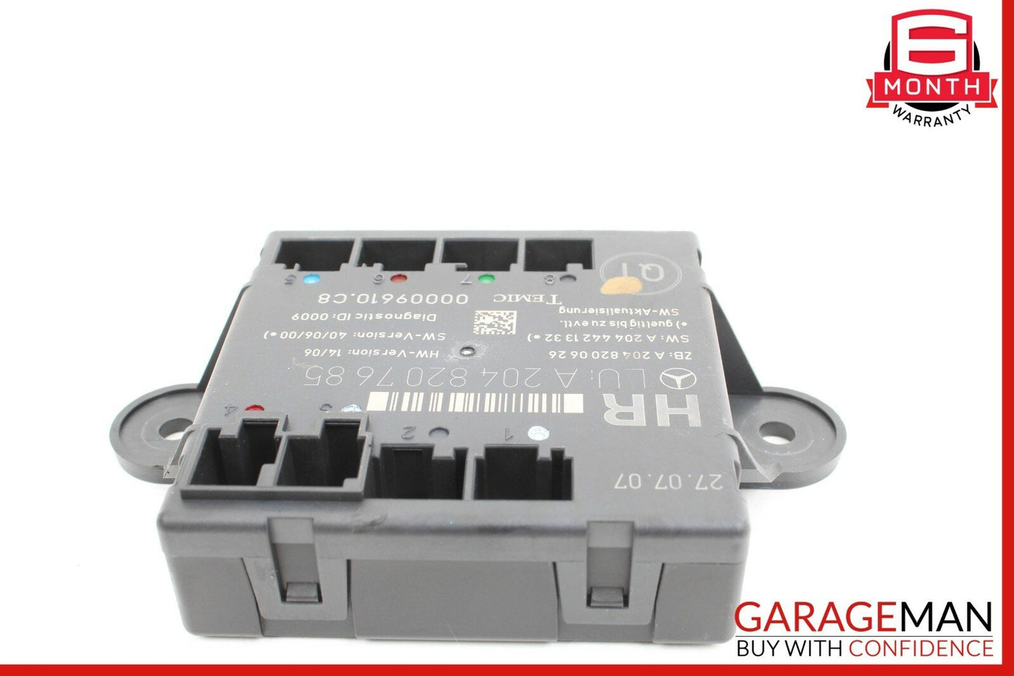 08-14 Mercedes W204 C300 C350 Sedan Rear Right Side Door Control Module Unit