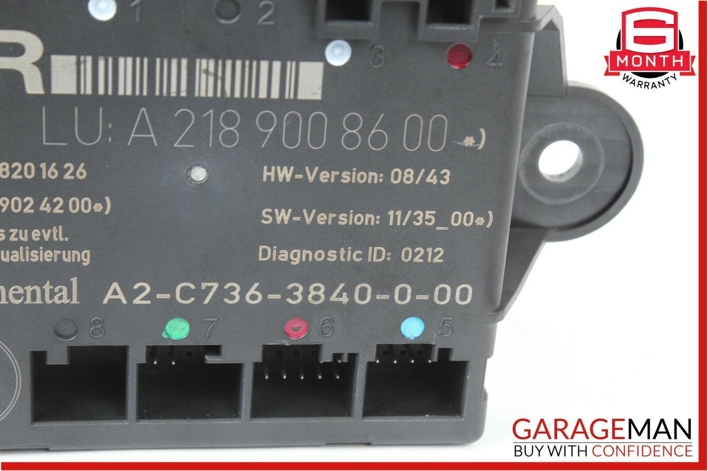 14-16 Mercedes W212 E350 CLS350 Rear Right Door Control Module 2189008600 OEM
