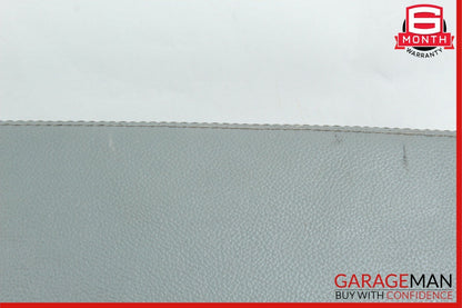 03-06 Mercedes R230 SL500 Center Console Rear Lid Cover Panel Leather Gray OEM