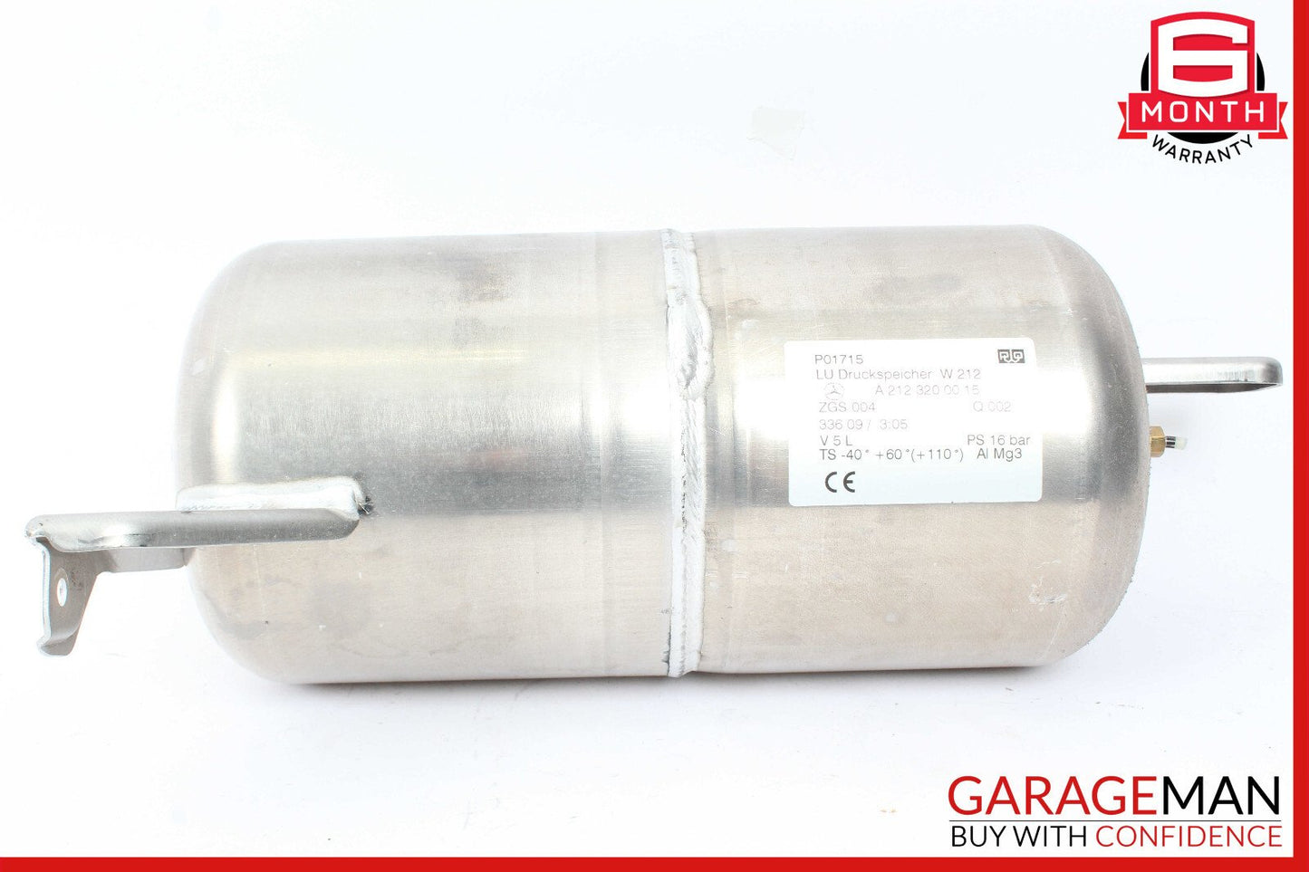 10-16 Mercedes W212 E550 Air Tank Suspension Pressure Reservoir OEM
