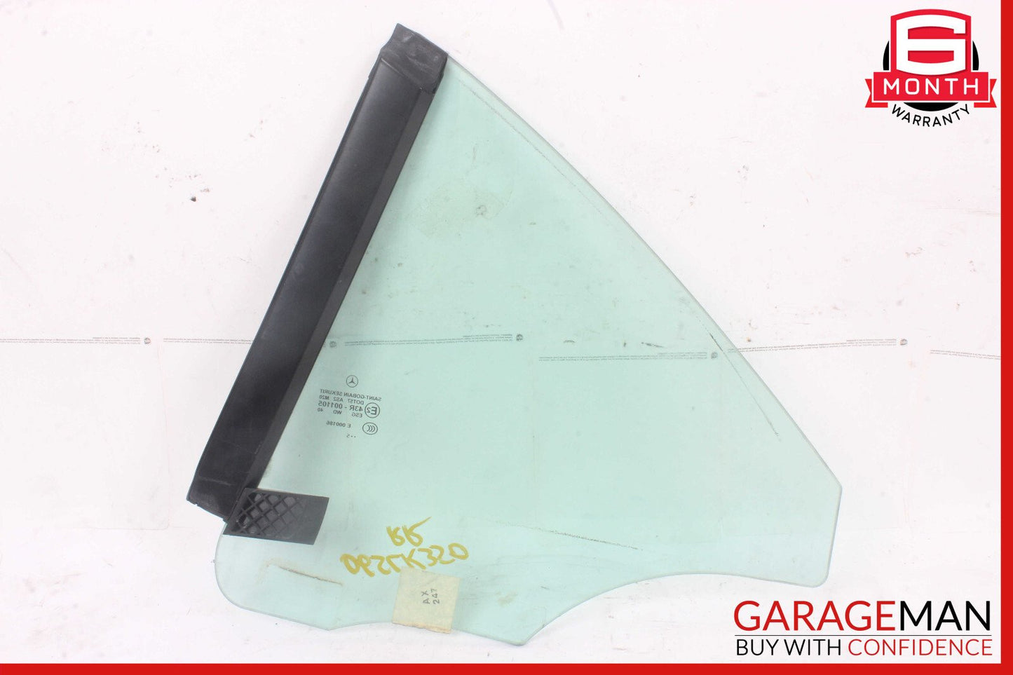 05-11 Mercedes R171 SLK350 SLK280 Quarter Window Glass Rear Right Side OEM