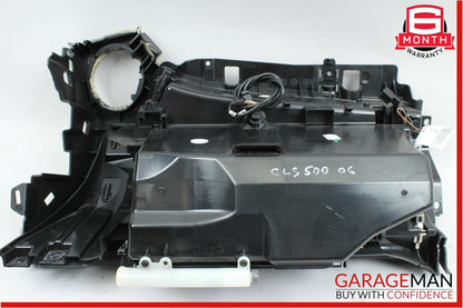 06-11 Mercedes W219 CLS500 Dash Glovebox Storage Tray Compartment Assembly Black