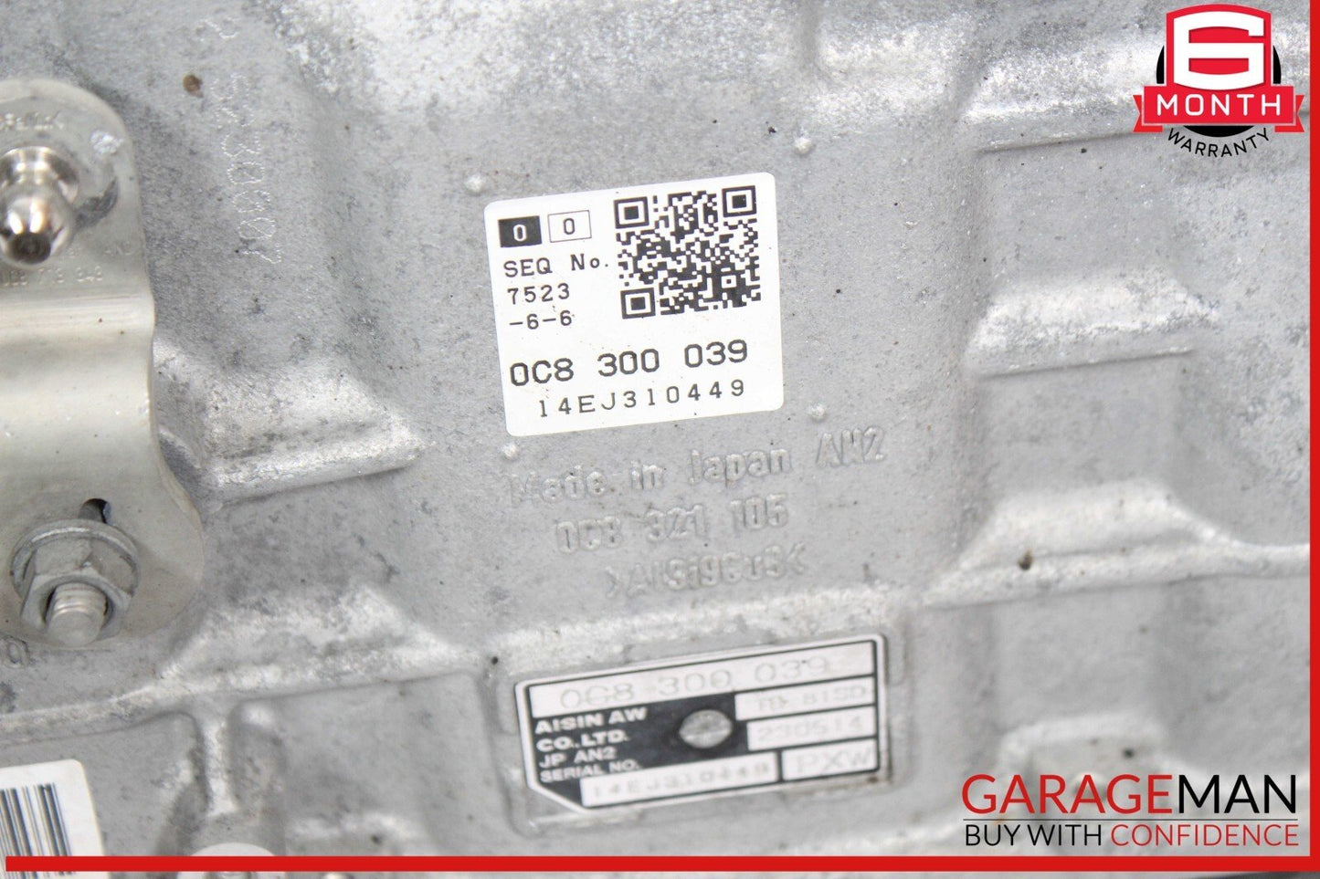 11-18 Porsche Cayenne 958 3.6L Automatic Transmission Gearbox AWD OEM 132k