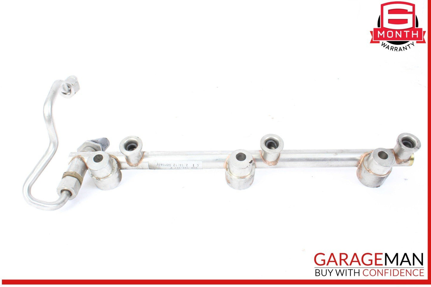 09-16 Audi S4 Lower Fuel Injector Rail 03H133317P OEM