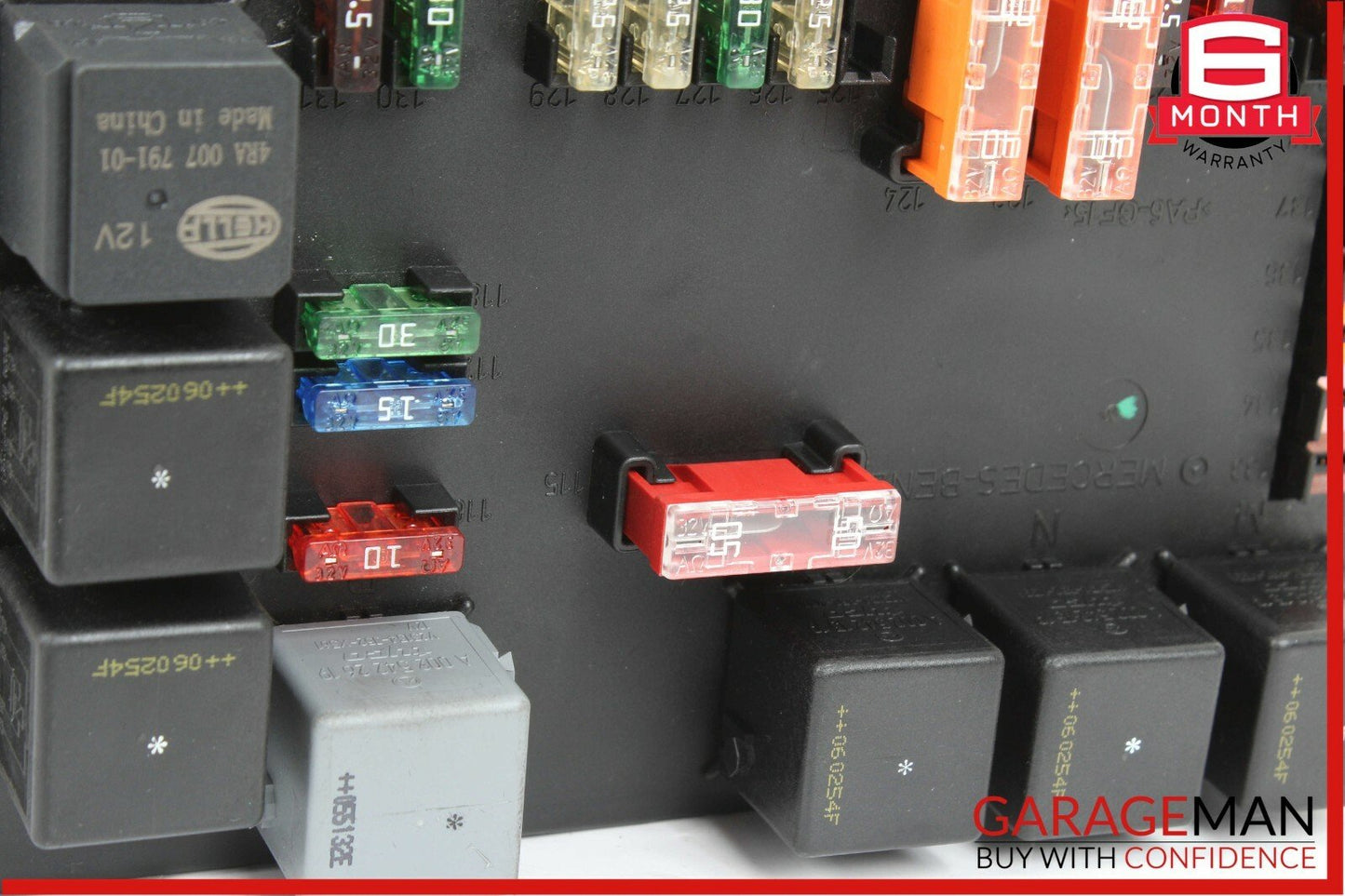 07-13 Mercedes W221 S550 CL550 Trunk SAM Fuse Relay Box Block