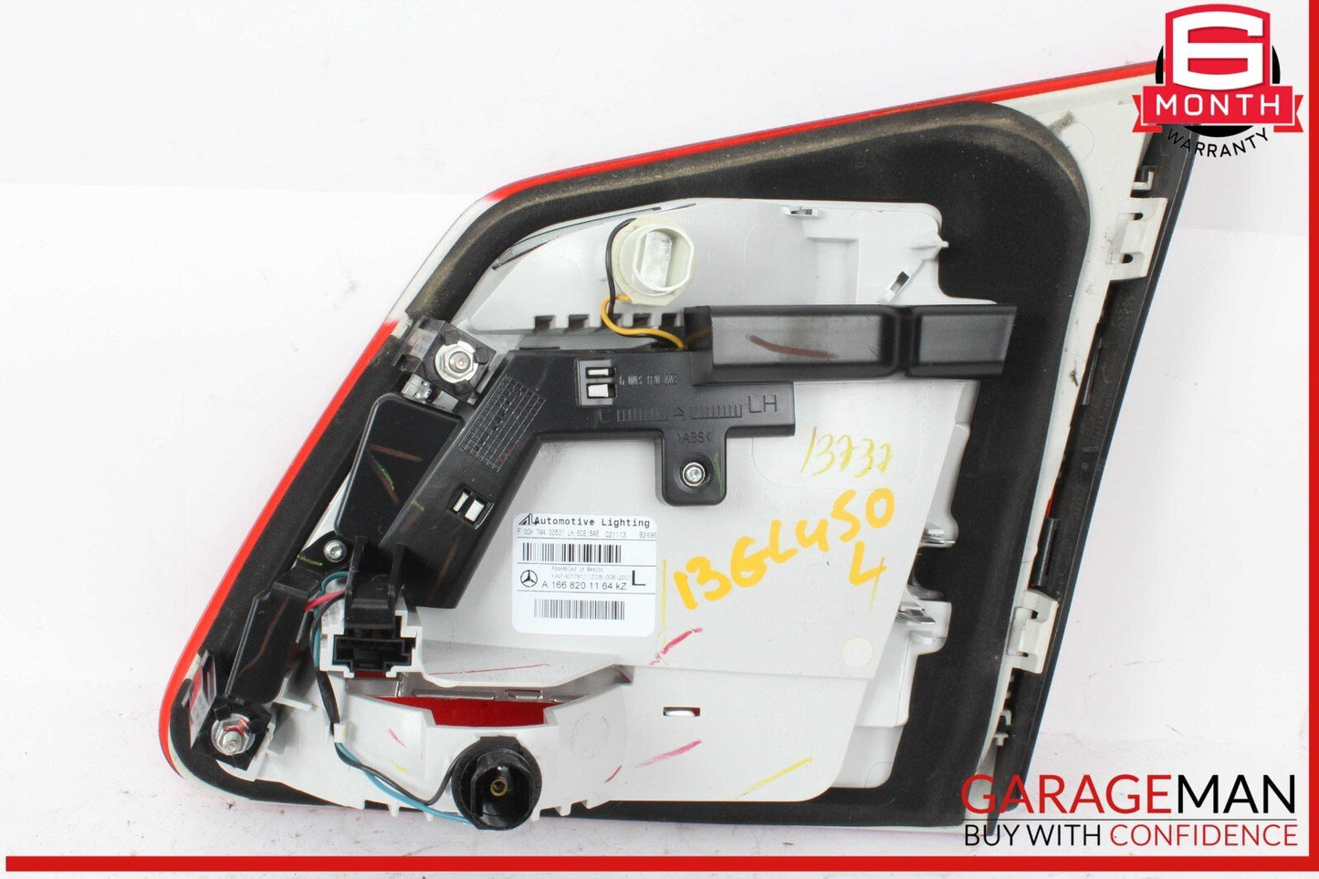 13-16 Mercedes X166 GL450 4MATIC Rear Left Driver Side Inner Tail Light Lamp OEM