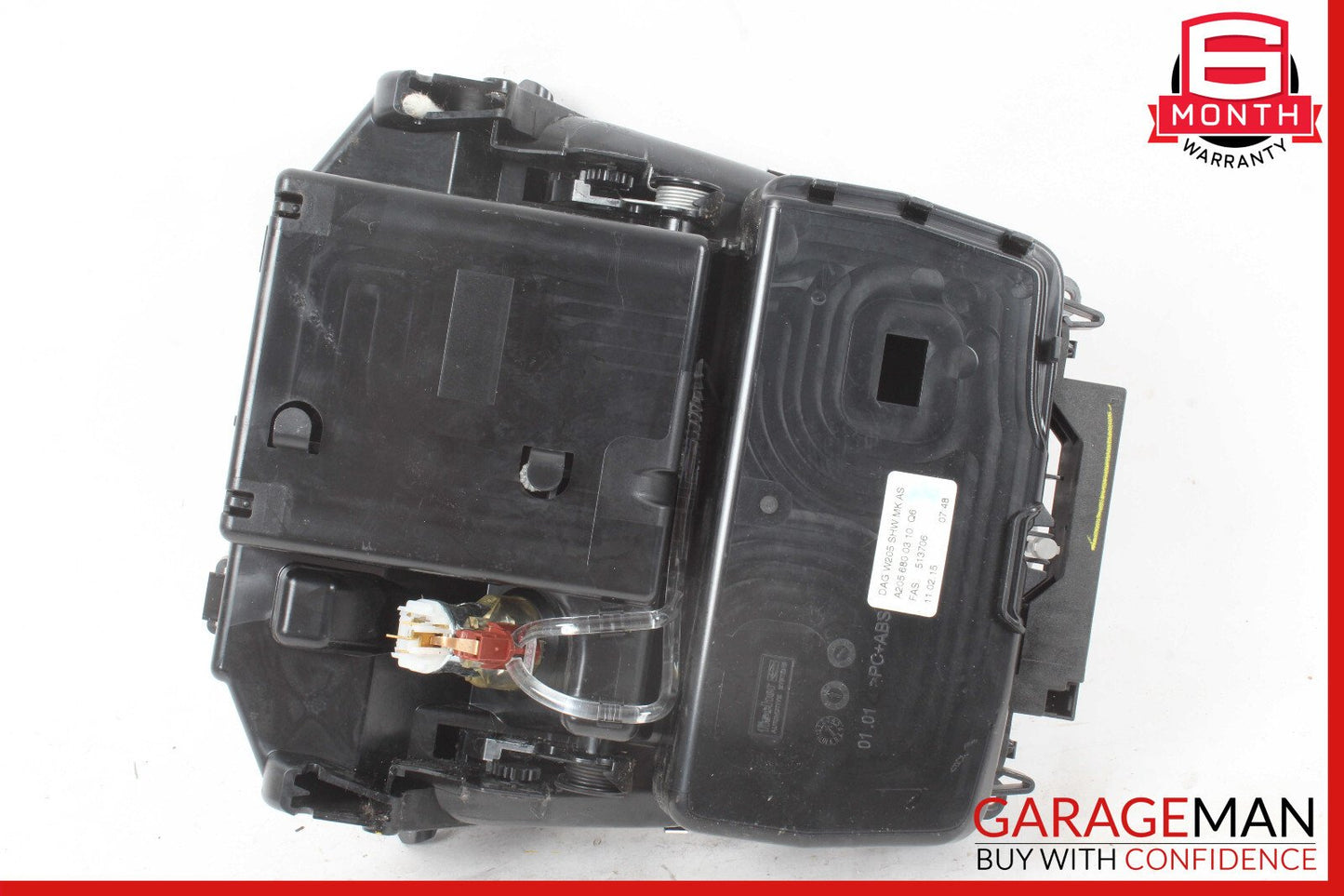 15-19 Mercedes W205 C300 C400 Center Console Cup Holder Compartment Wood OEM