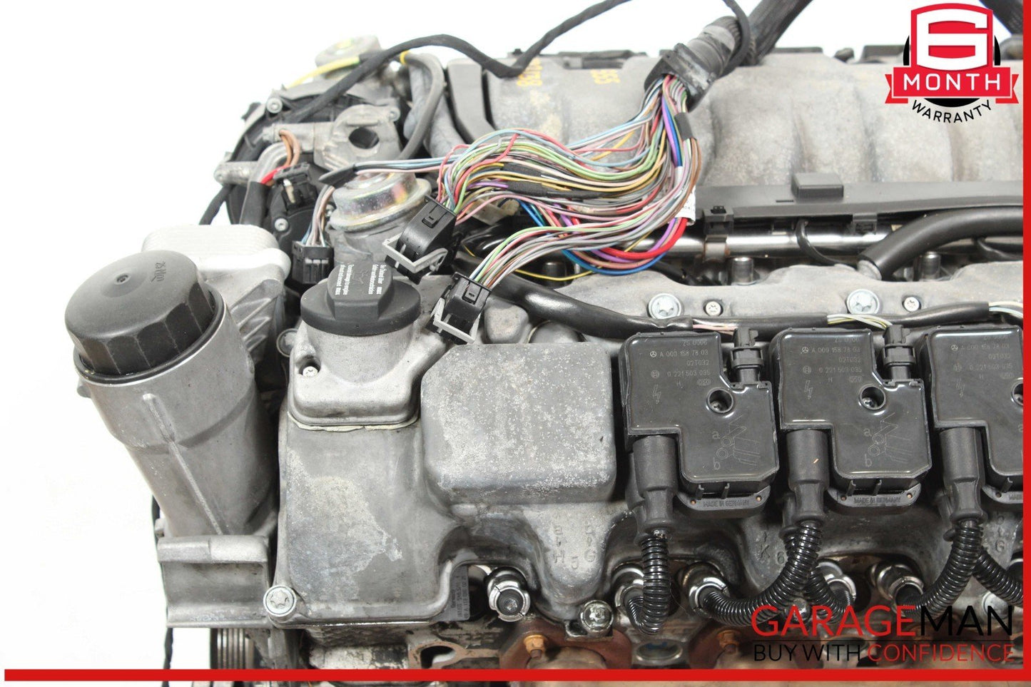 01-02 Mercedes W220 S55 CL55 AMG 5.5L Complete Engine Motor Block Assembly 185k