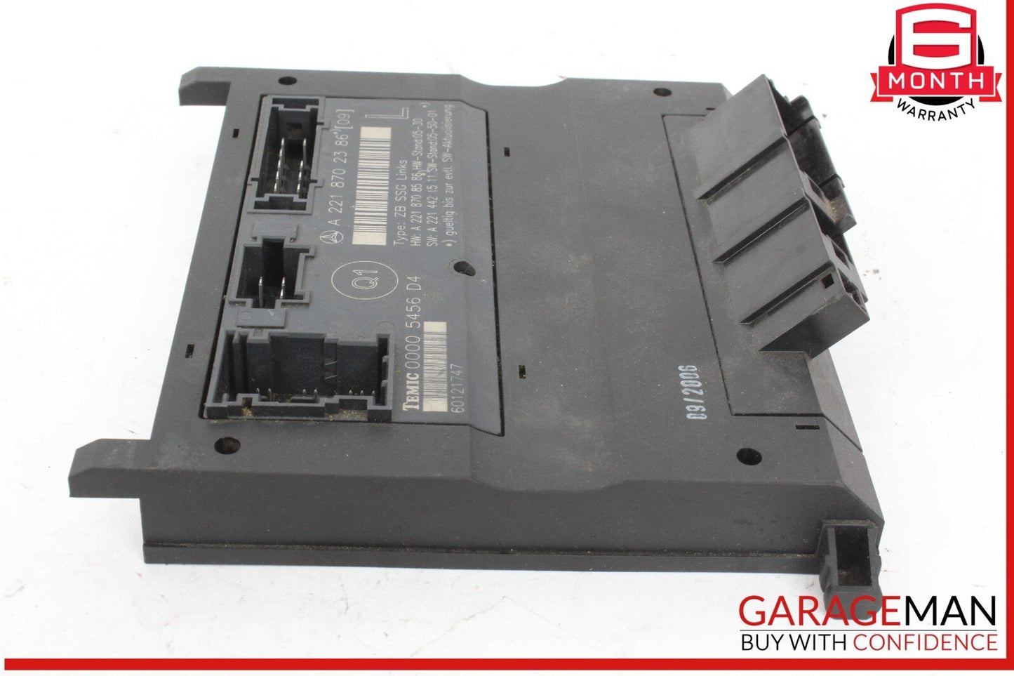 07-13 Mercedes W221 S550 S63 Front Left Driver Side Under Seat Control Unit OEM