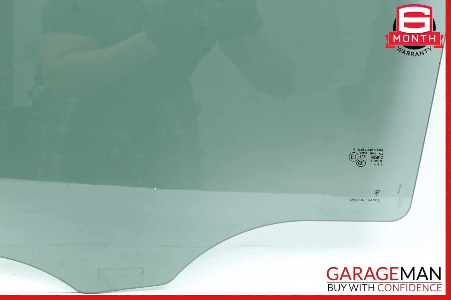 11-17 Porsche Cayenne 958 Rear Left Side Door Window Auto Glass Clear