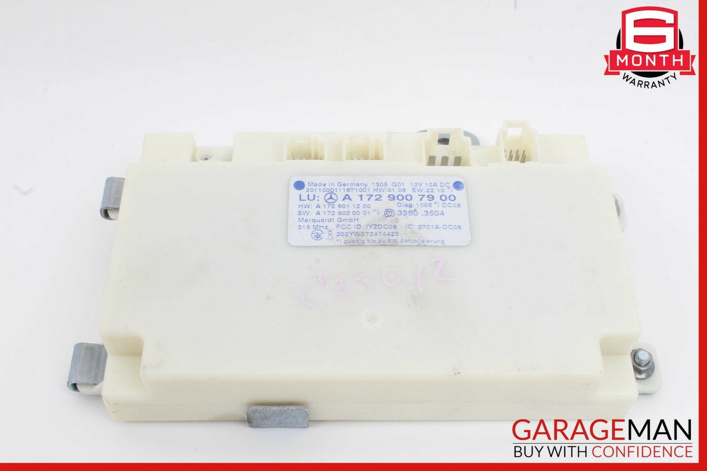 10-15 Mercedes C250 SLK350 CLS550 Keyless Go Entry Control Module 1729007900 OEM
