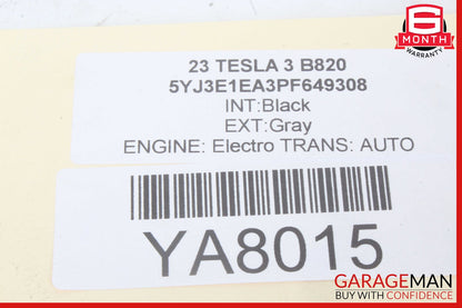 17-23 Tesla Model 3 Rear Bumper Body Control Module OEM