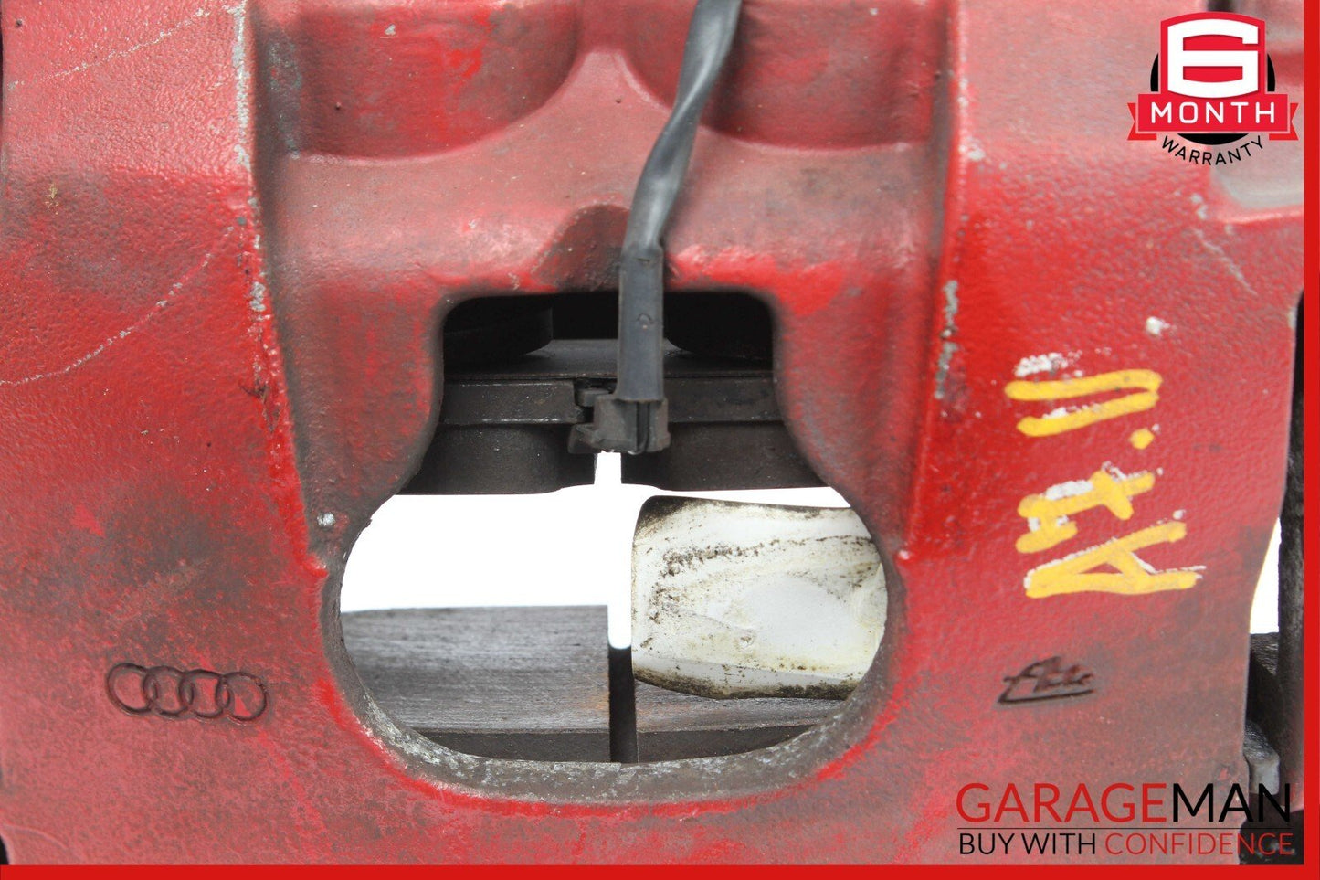 12-18 Audi A7 Front Right Passenger Side Brake Caliper Red